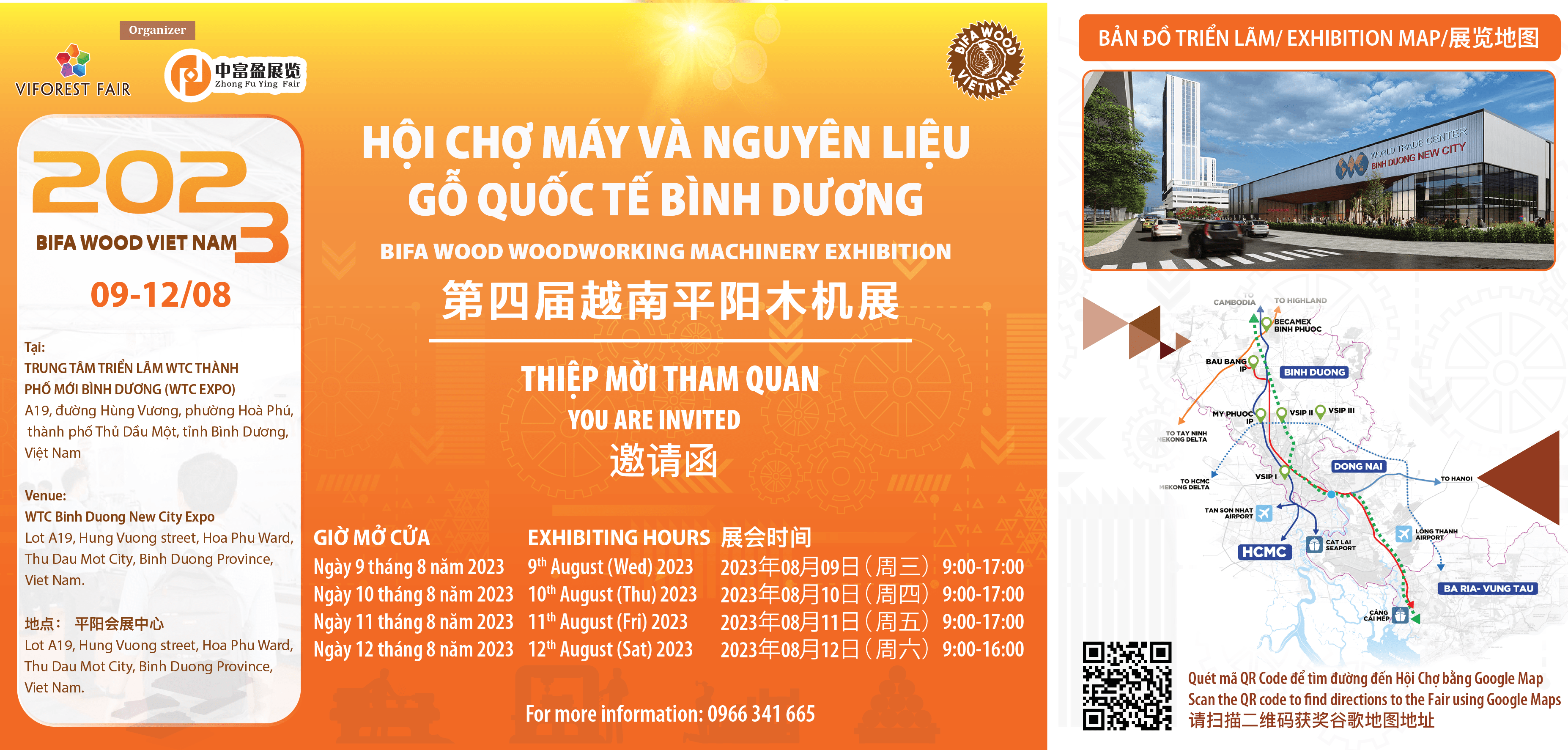 Thư mời tham dự triễn lãm FIFA WOOD Việt Nam 2023