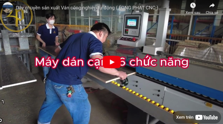 Dây chuyền sản xuất ván công nghiệp tự động