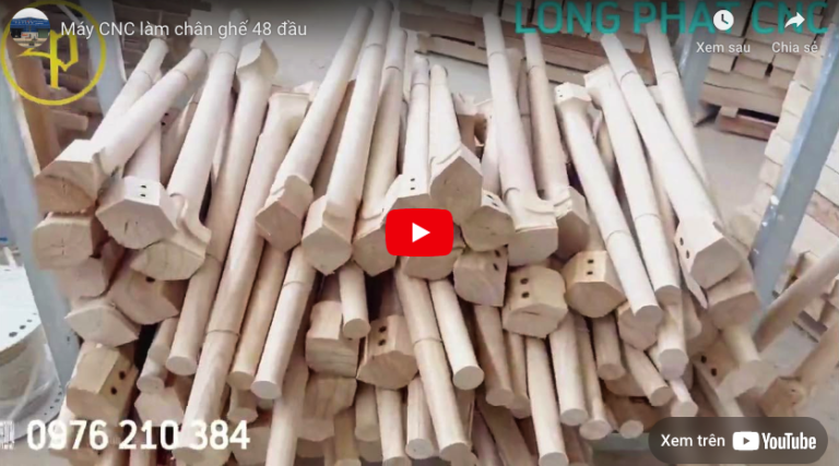 Máy CNC làm chân ghế 48 đầu