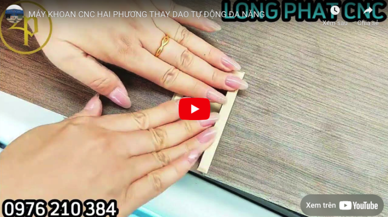 Máy Khoan CNC Hai Phương Thay Dao Tự Động Đa Năng