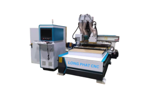 Máy CNC 1 Đầu Thay Dao + Cưa Ngang Dọc