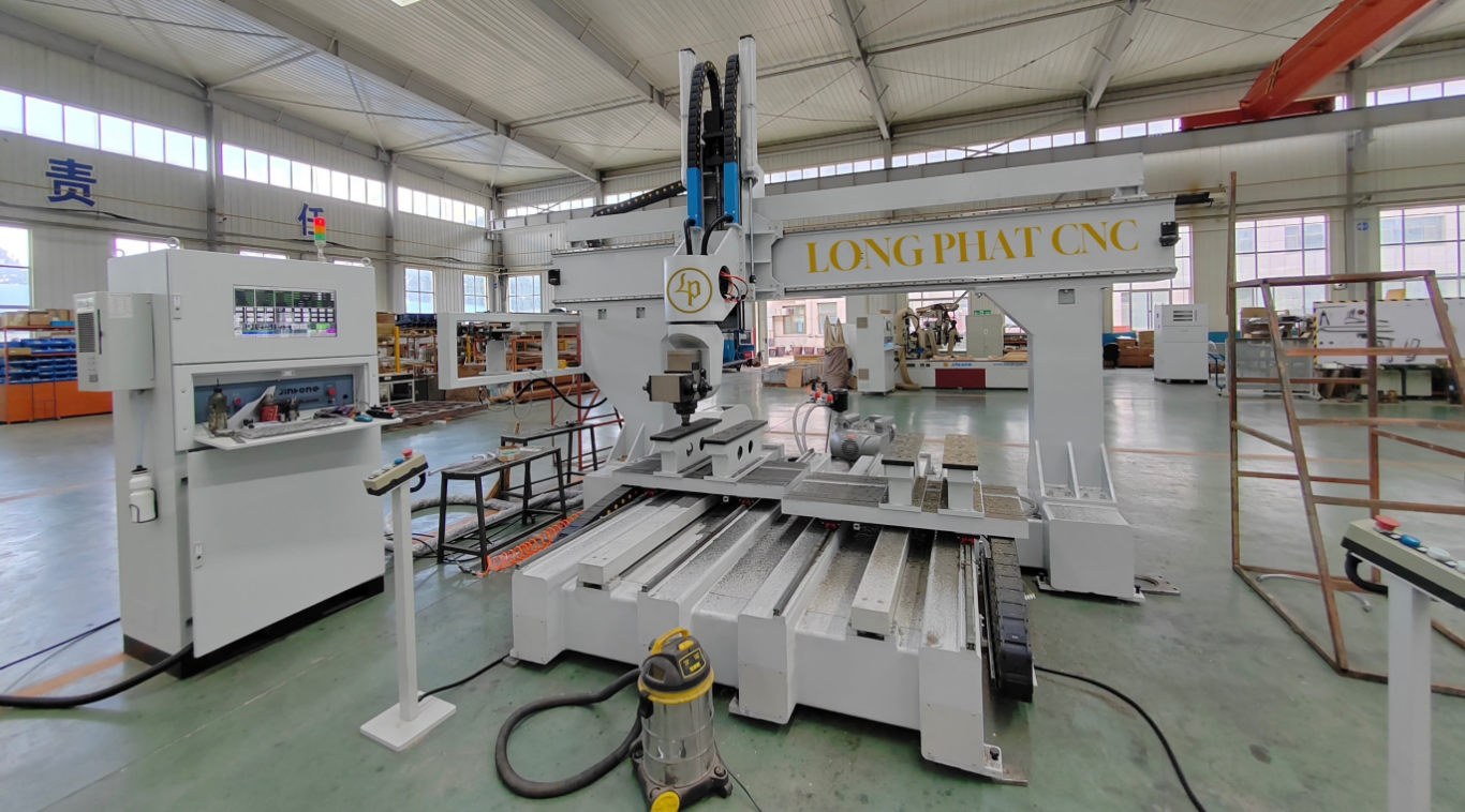 Máy Phay Cnc 5 Trục 3 Đầu