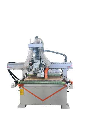 MÁY CNC 1 ĐẦU THAY 12 DAO TỰ ĐỘNG + TRỤC CƯA ĐA HƯỚNG