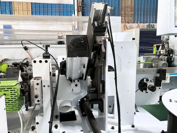 2 Máy Dán Cạnh Nghiêng 45 Độ Tự Động