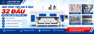 Máy phay tiện CNC 8 trục 40 dao